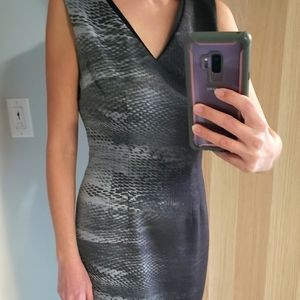 T Tahari Midi grey dress 8